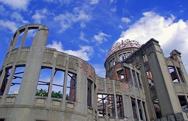 Hiroshima Peace Memorial Park and the Atomic Bomb Dome 